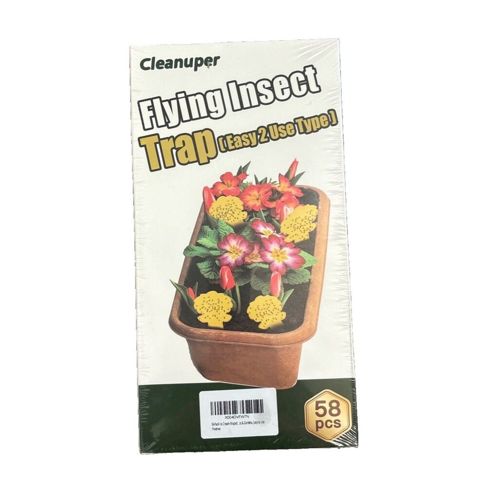 Cleanuper Flying Insect Trap (Easy 2 use type) 58 pcs